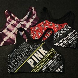 Set of 3 VS pink sports bras